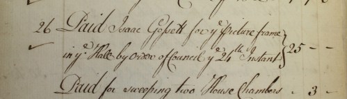 Payment to Isaac Gosset