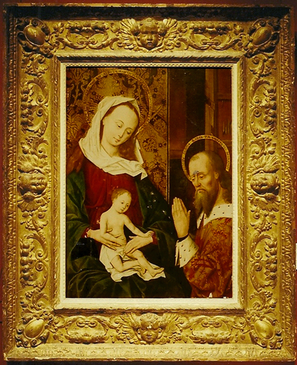 Castilian School The Adoration of the Christ Child Whole view sm