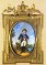 Miniature portrait of Emperor Paul I in NeoClassical trophy&nbsp;frame