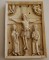 Ivory plaque with the Crucifixion between Mary and St John German c1130 Trustees of the British Museum&nbsp;sm