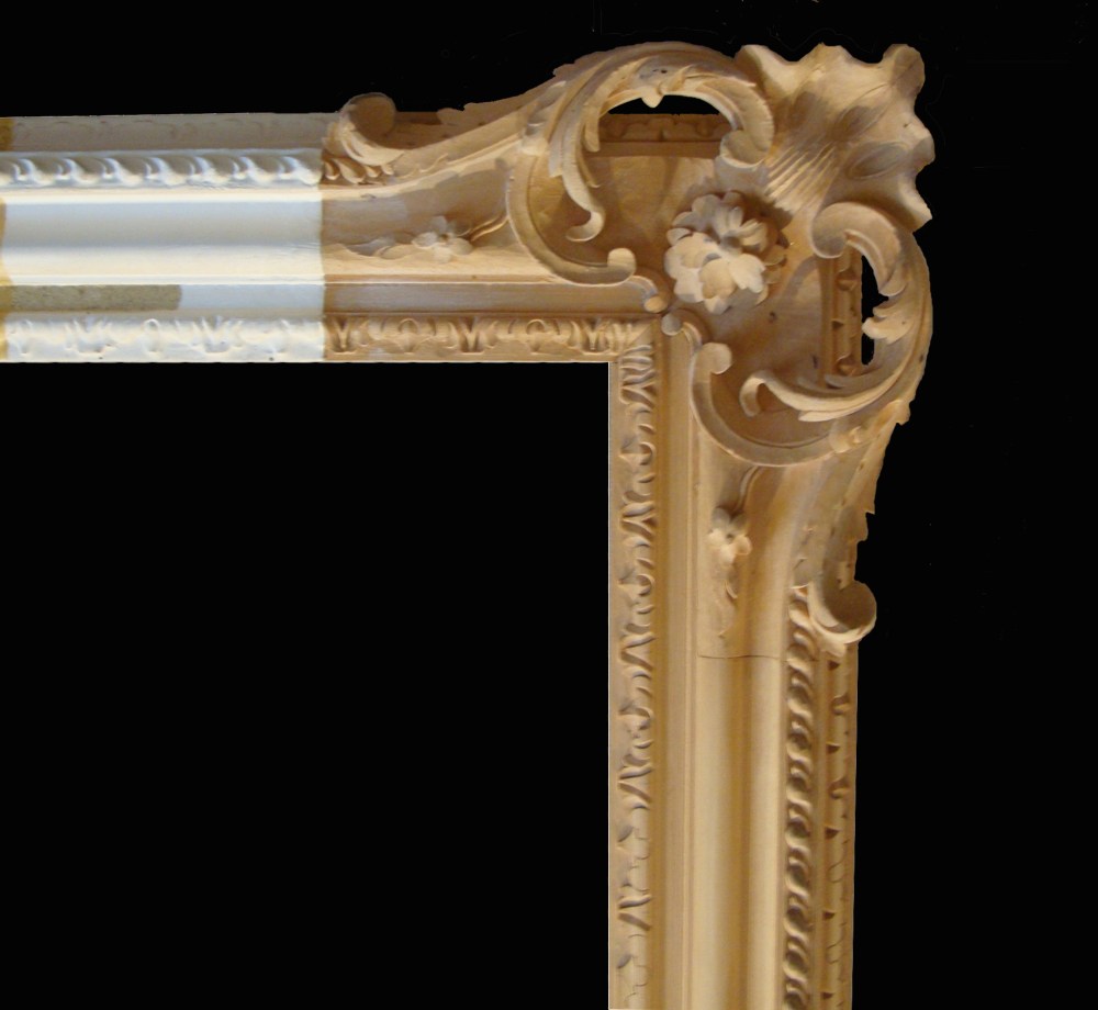 Carving & gilding a British Rococo frame | The Frame Blog