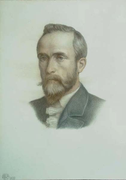 Rossetti Portrait of F R Leyland 1879 col chalks Peter Nahum Gall
