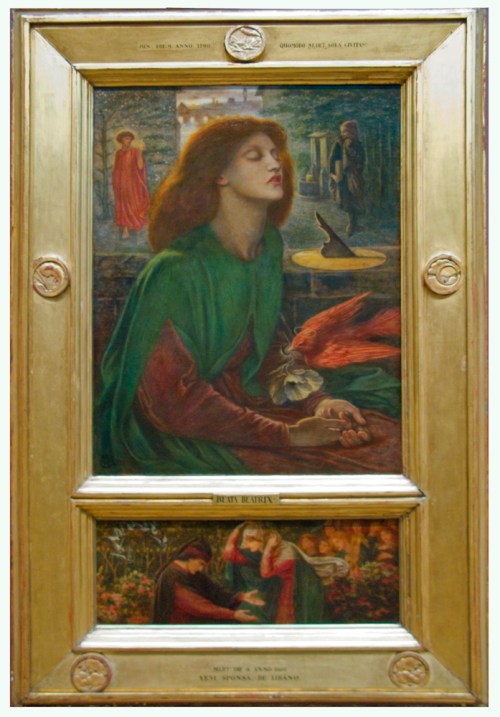 Rossetti Beata Beatrix 1871to72 Art Inst of Chicago sm
