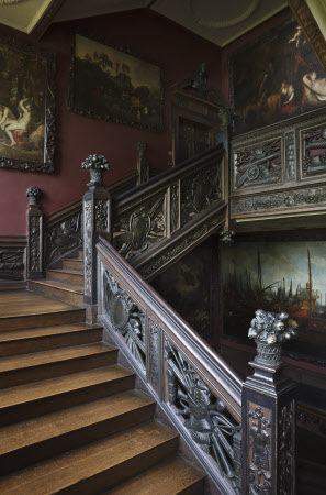 The Great Staircase at Ham House, Richmond-upon-Thames