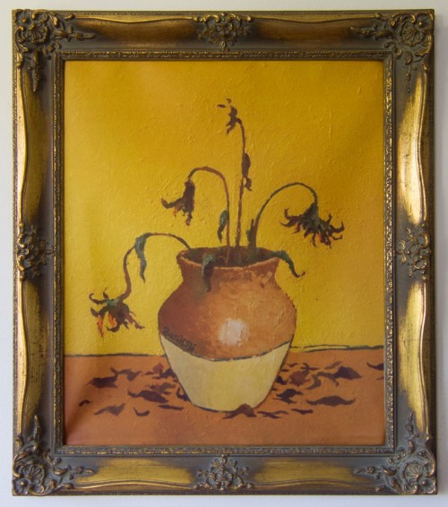 Sunflowers Banksy Munich