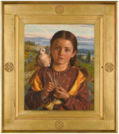 Holman Hunt Tuscan girl Framed pic