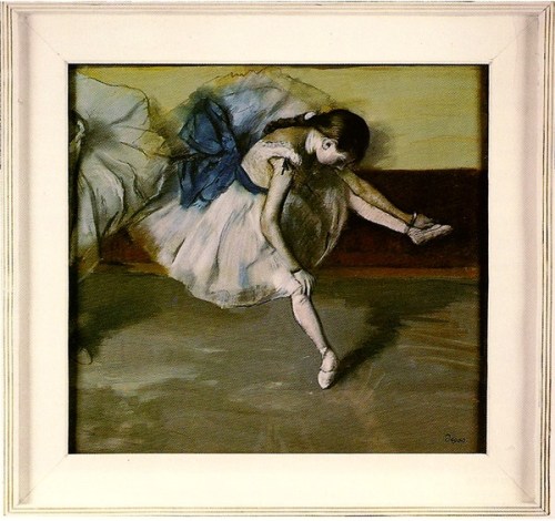 Degas Dancer au repos 1879 in original frame
