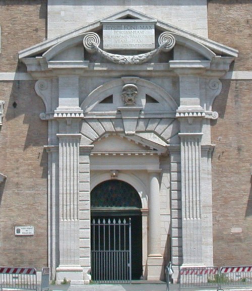 Doorway of Porta Pia