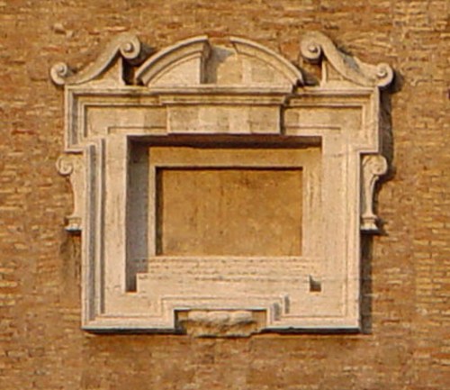 X MichAng Blind window Porta Pia Rome 1561to64