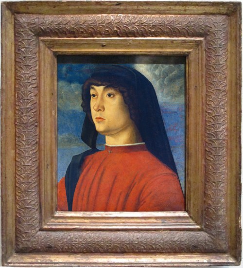 Giovanni Bellini Portrait of a young man in red c1480 NG of Art Washington sm