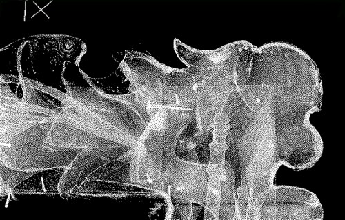 X ray of Engel de Ruyter frame