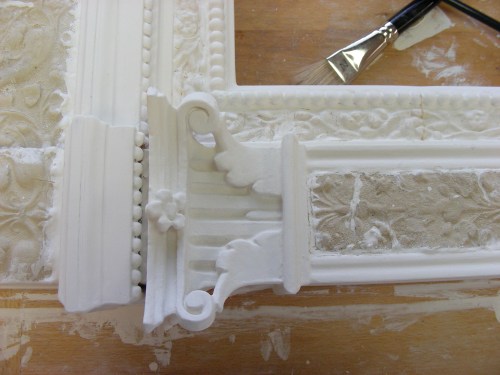 V & A 5 Gessoed & ungessoed areas sm