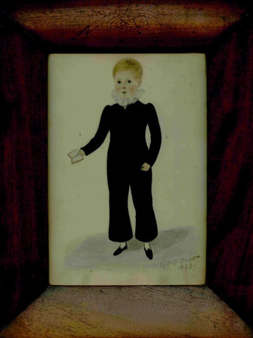 6 Charles H Savory as a boy aged 5 1833 ed