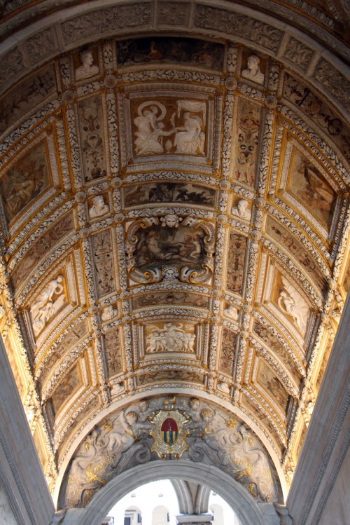 Alessandro Vittoria Ceiling of the Scala d Oro Palazzo Ducale Venice Photo Saliko sm