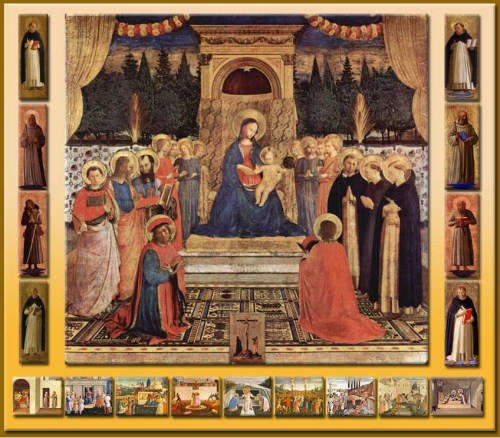 Fig 15 Fra Angelico Altarpiece of St Mark reconstruction Louis Garden