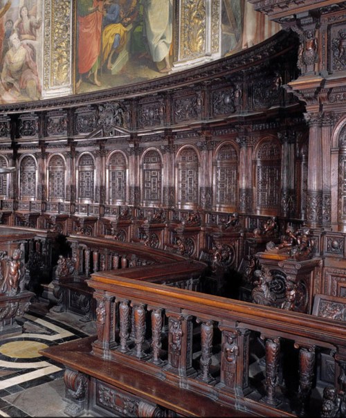 Fig g Francesco del Tonghio choir stalls Siena Cathedral