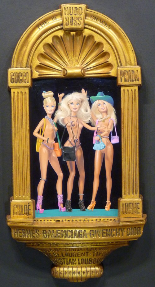 Peter Goodfellow The III Graces mixed media sm