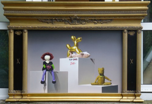 Peter Goodfellow Top dog oil on linen sm