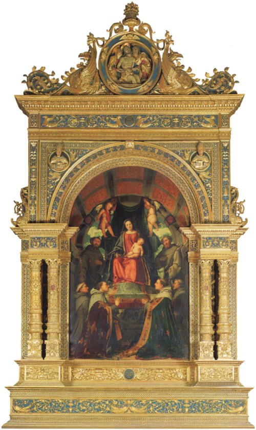 Romanino Pala of S Francesco Ancona di Stefano Lamberti Ch of S Franceso Brescia sm