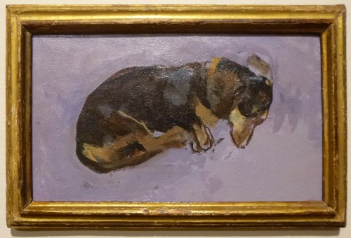 Robert Dukes Marple on her cushion II sm