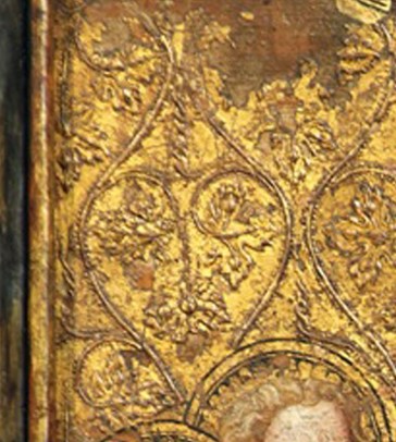 Despenser Retable gesso ornament painting