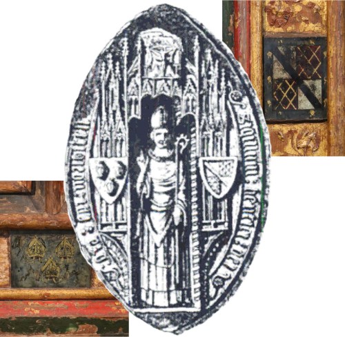 Seal of Henry Despenser & coats of arms