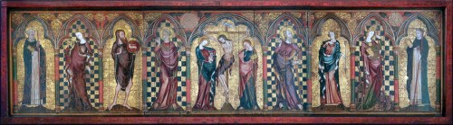 Thornham Parva retable c1355 St Mary s Church Thornham Parva Suffolk sm