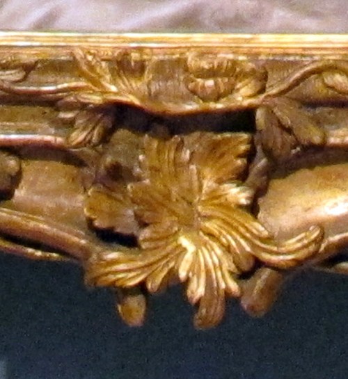 Tronchin family Madame François Tronchin Dressed for the cold 1758 Musée dArt et dHistoire Geneva detail bottom centre