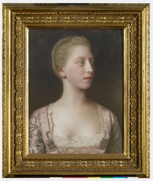 Frame & pic RCIN 400896 Liotard Princess Augusta later Duchess of Brunswick second half C18