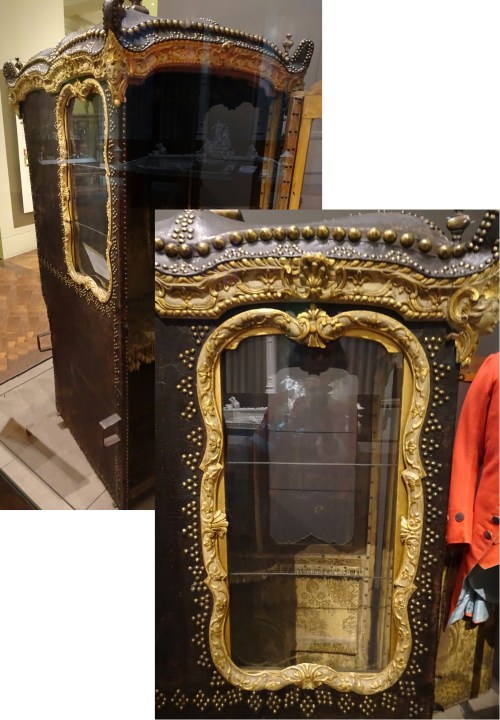 16 Sedan chair & detail