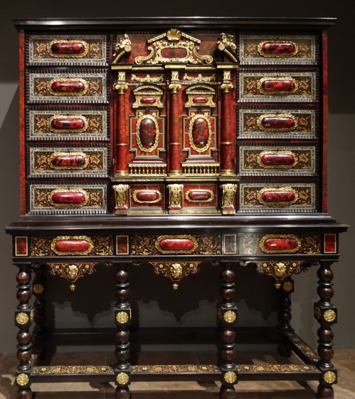 7 Cabinet on stand Antwerp 1650to60 V & A sm