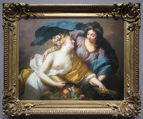 Elisabeth Vigée Le Brun Peace leading Abundance Louvre 2 sm