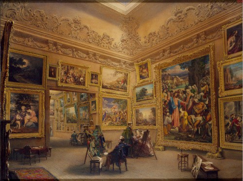 11 Frederick Mackenzie The NG when at Mr JJ Angerstein s house, Pall Mall 1824to34 V & A