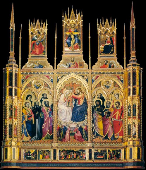 6 Lorenzo di Niccolò Coronation of the Virgin 1402 S Domenico Cortona