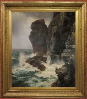 peter-graham-ribbed-paled-by-rocks-unscalable-roaring-waters-1885-guildhall-in-frame-sm
