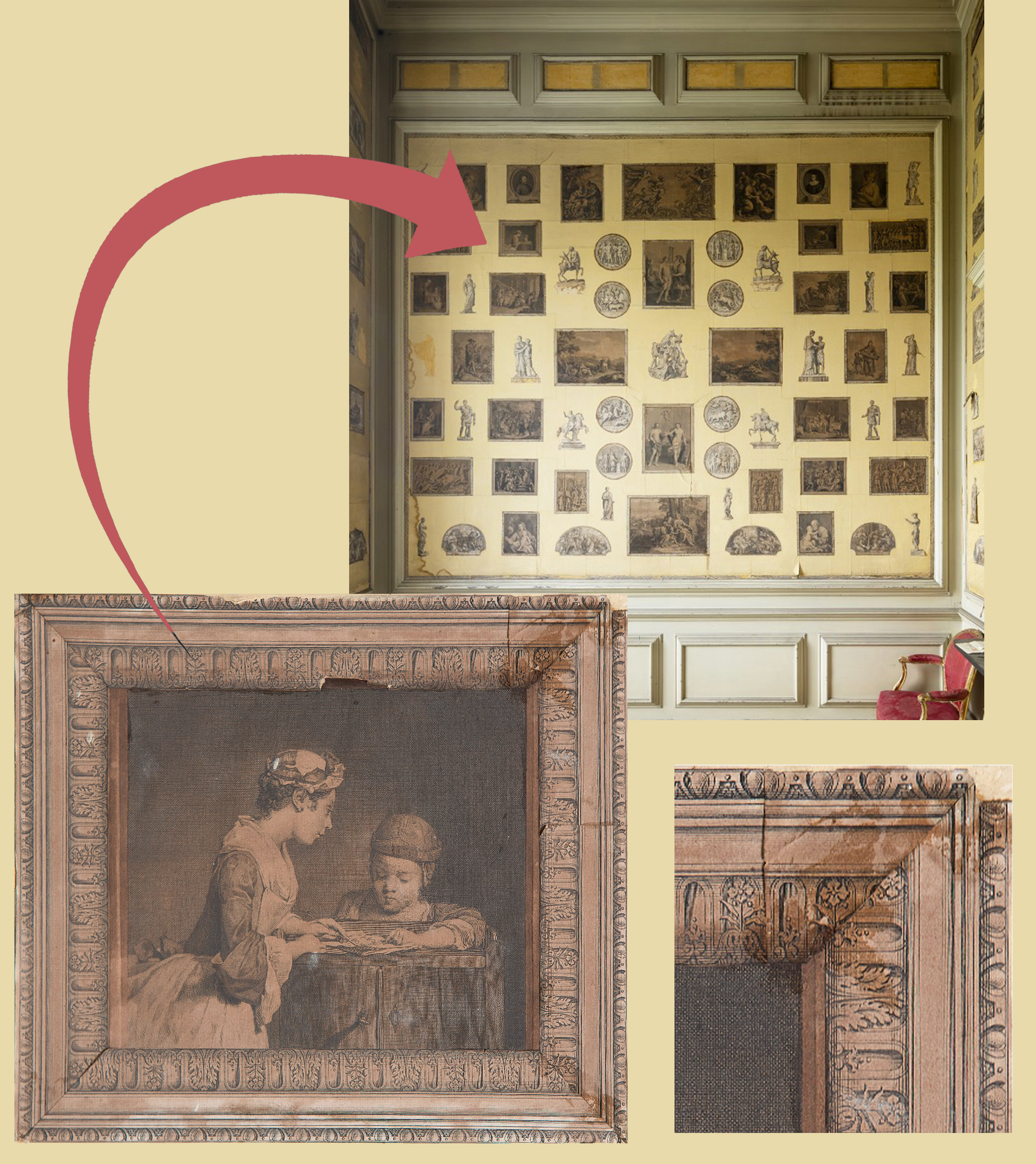 23 Print room East wall Petworth with Lepicié after Chardin