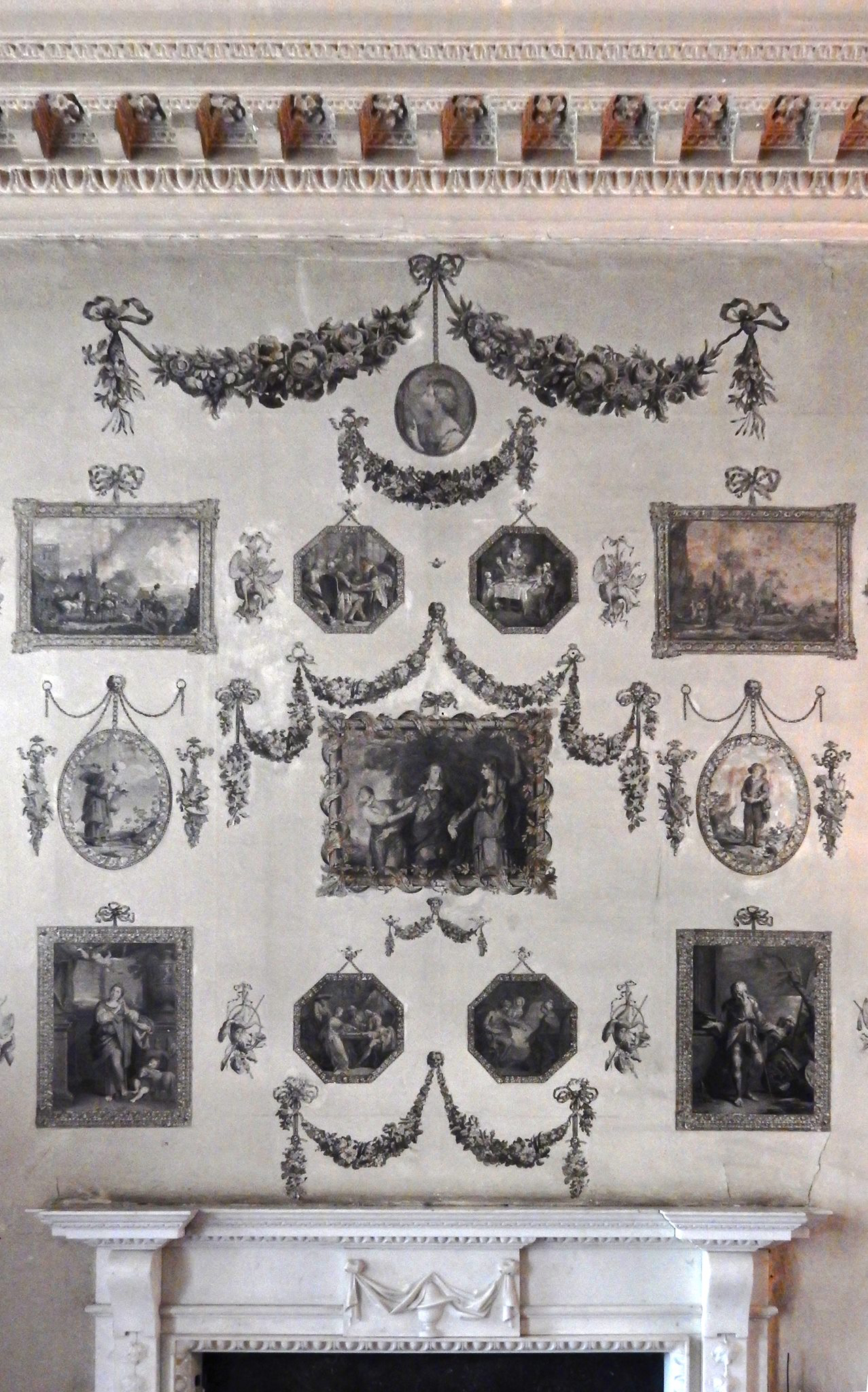 27A Castletown House Ireland 1769 Print room 1760s Steve Shriver