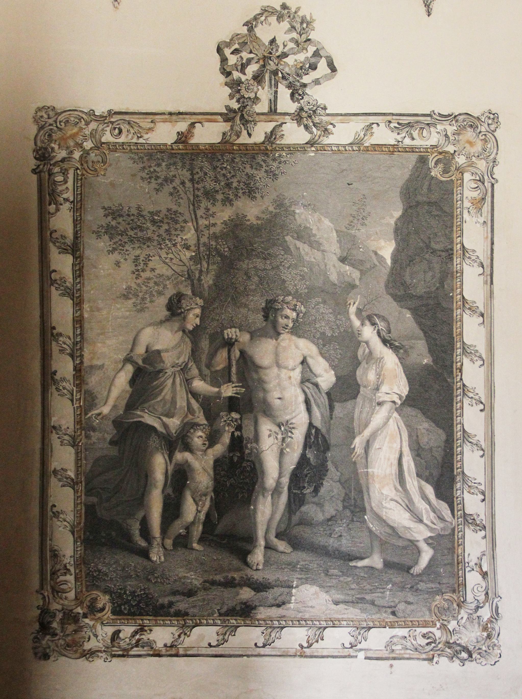 28B Castletown House Ireland Print Room Robert Strange after Poussin Judgement of Hercules