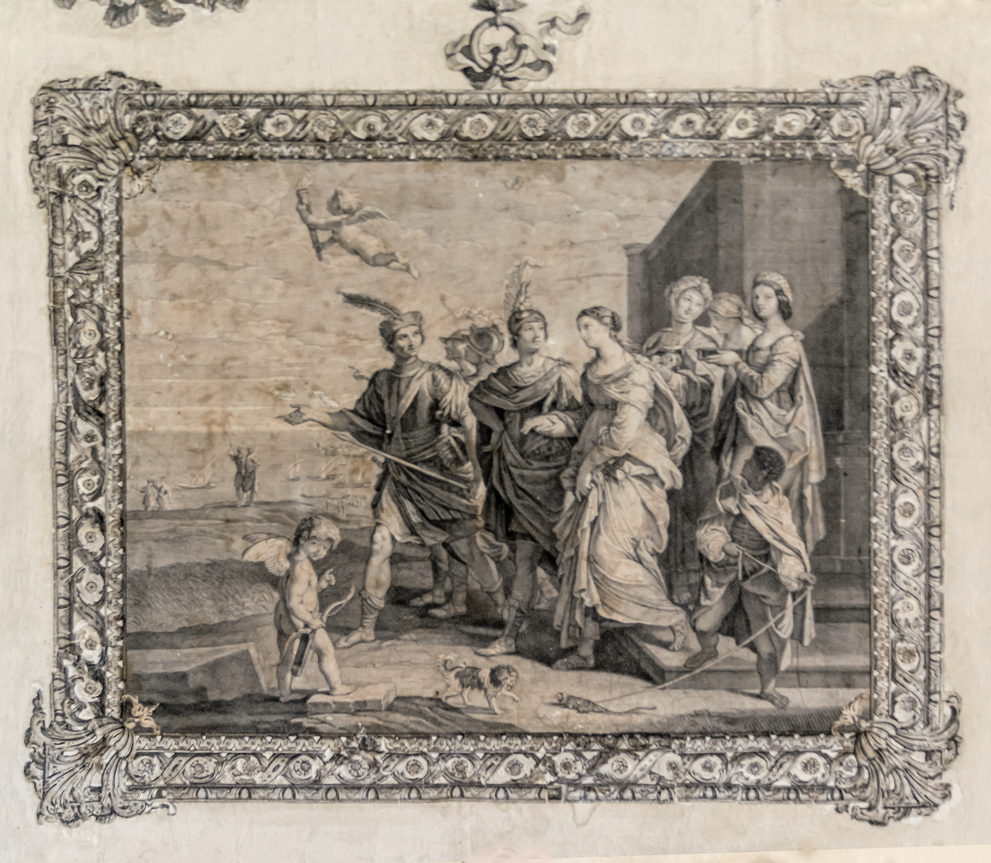 28C Castletown House Ireland after Guido Reni Abduction of Helen