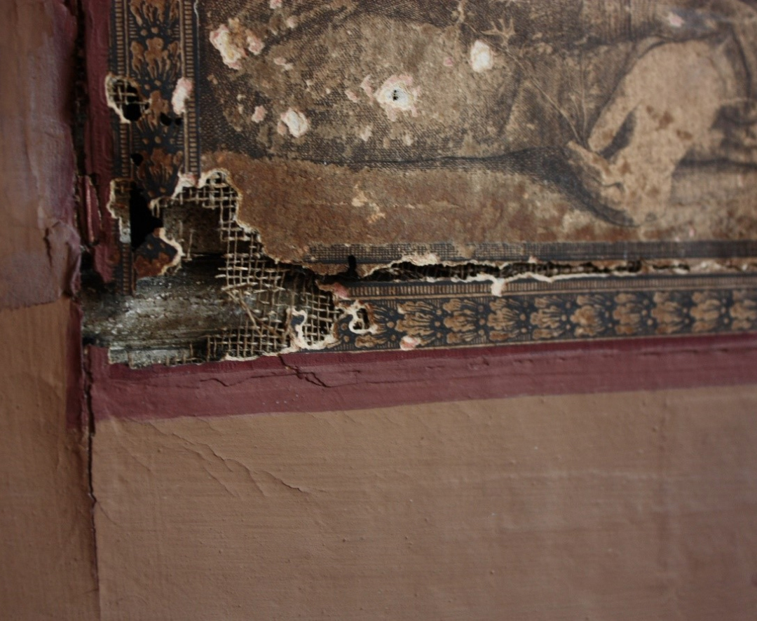 29B Rokeby Park Co Durham corner of print & border