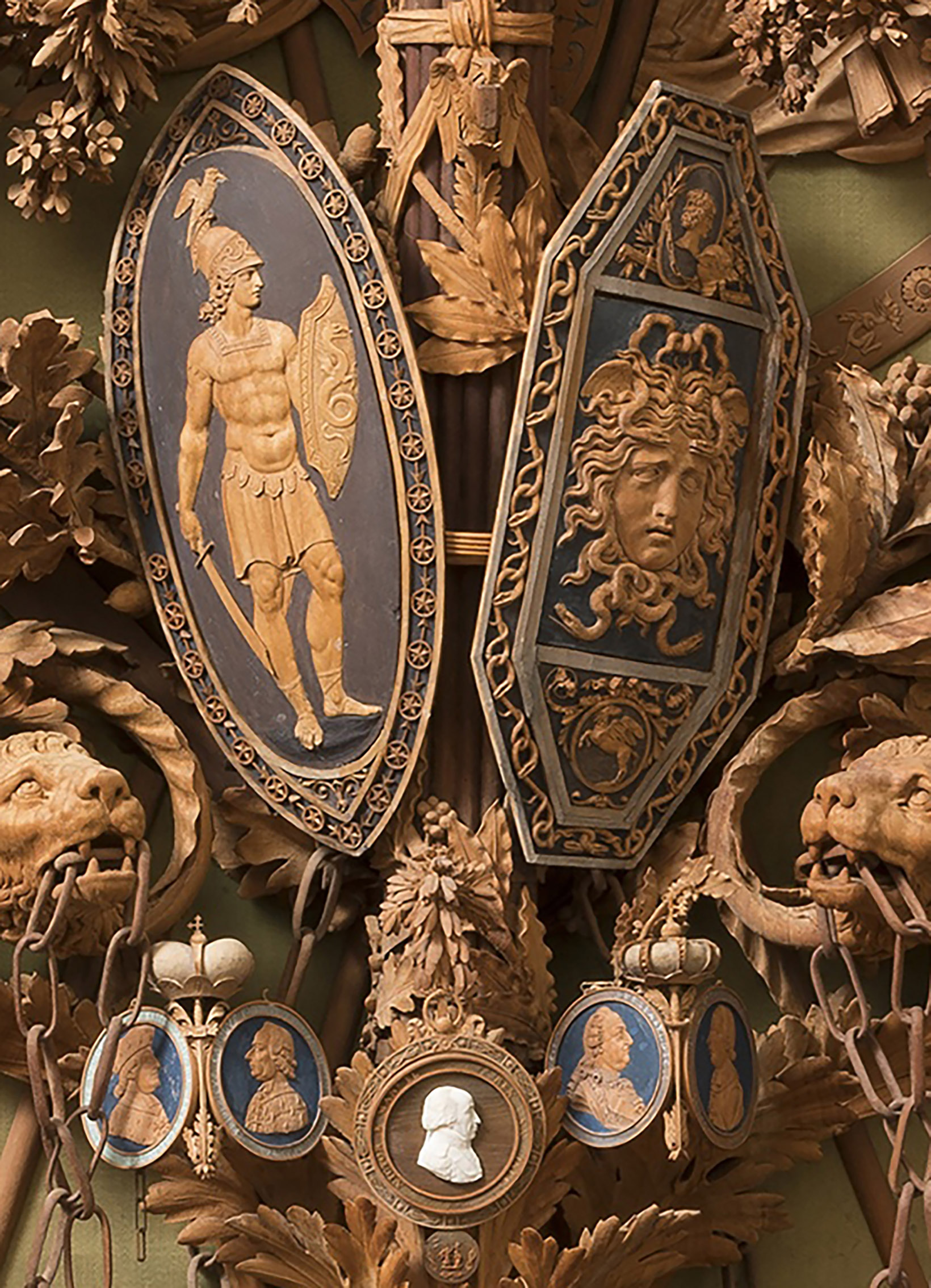 10C Bonzanigo Military trophy 1793-1814 Palazzo Madama Turin detail 2