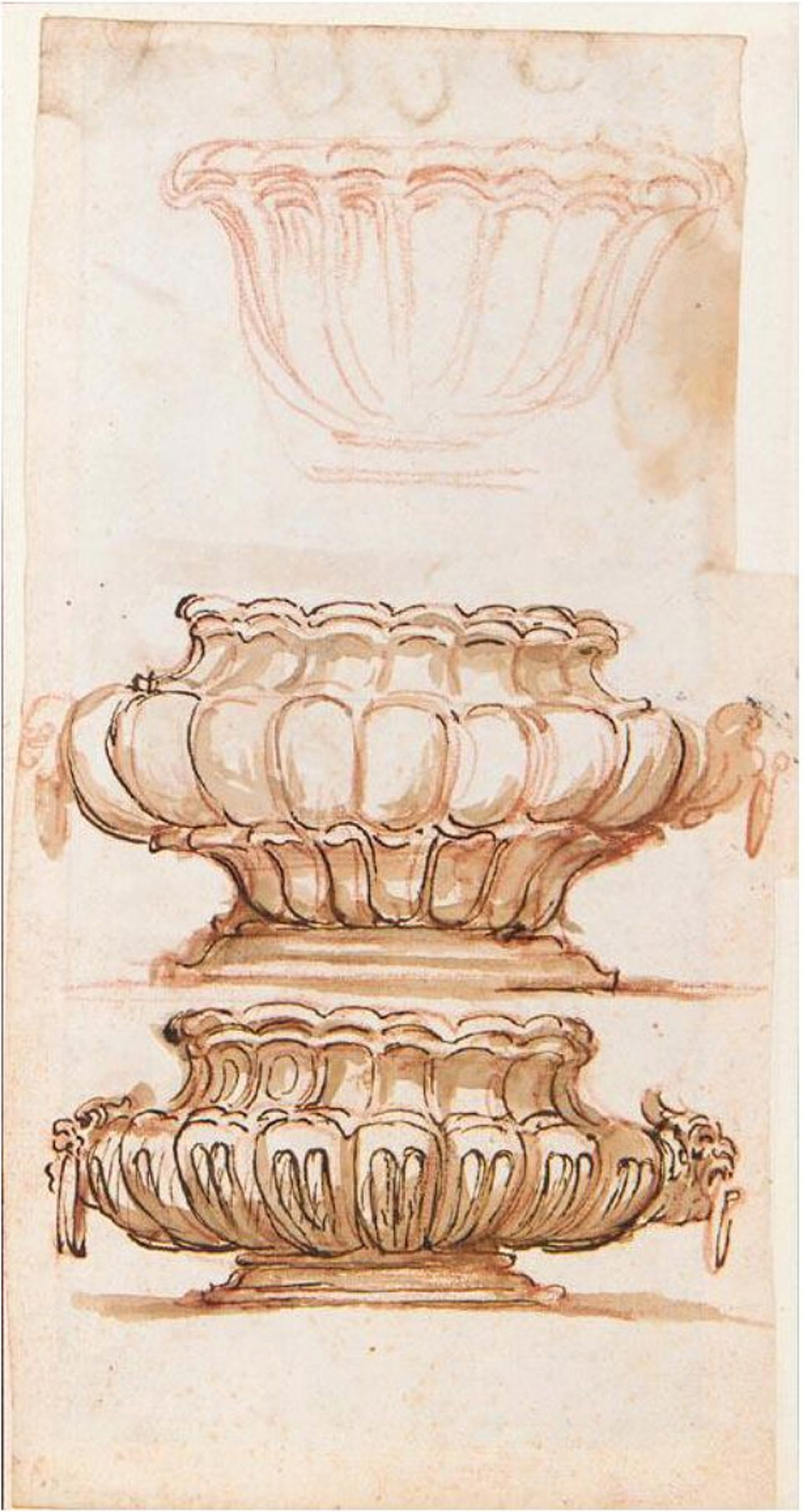 13B Il Volterrano 1611to90 designs for a silver basin Sotheby s 6July2005 Lot 128