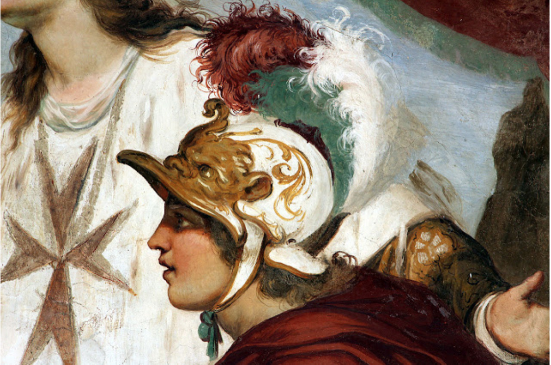 14A Il Volterrano Sea Supremacy of Tuscany c1637to46 fresco detail Villa La Petraia near Florence