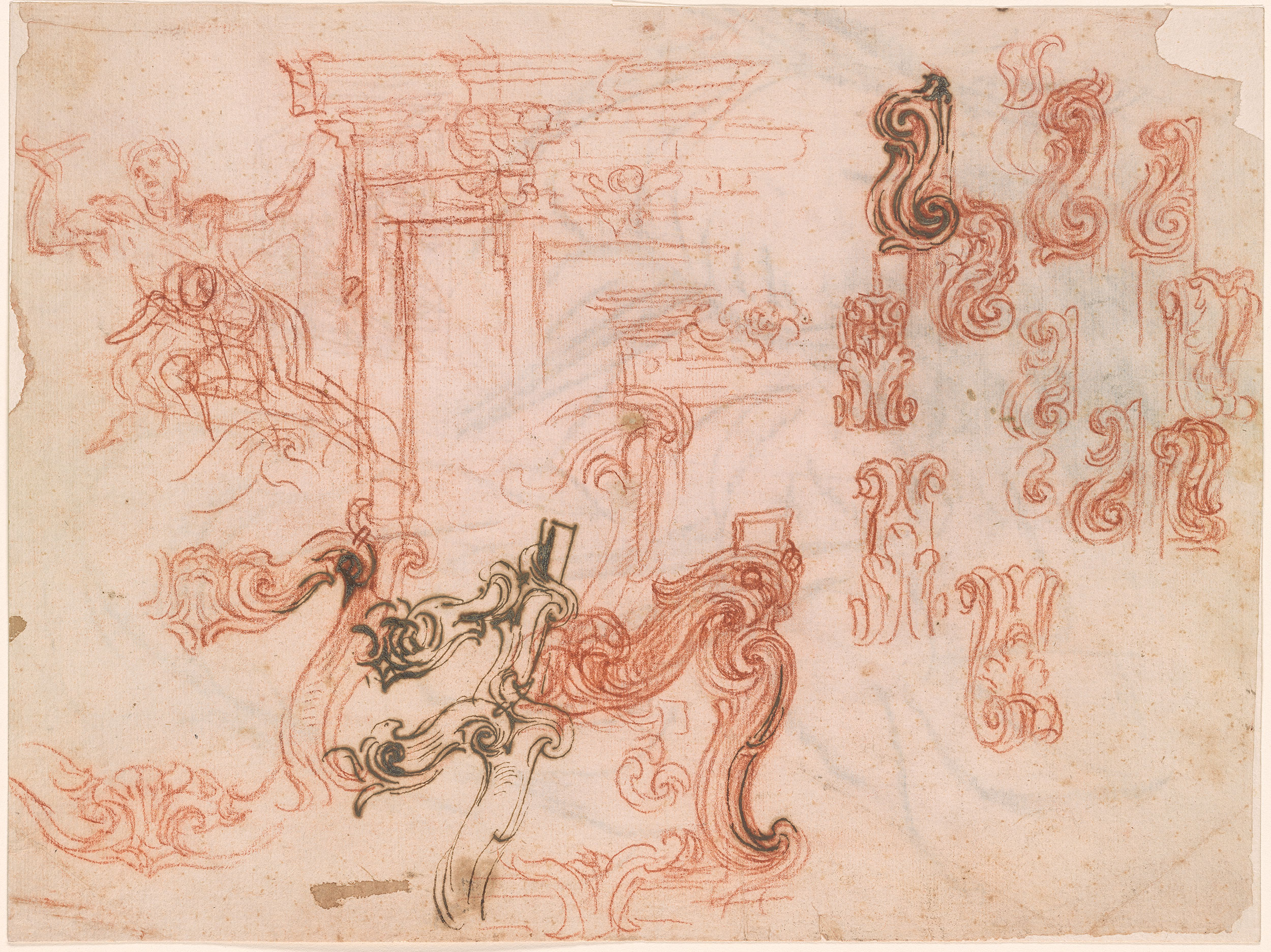 3A Il Volterrano Architectural ornament Morgan Library 267983v_0001