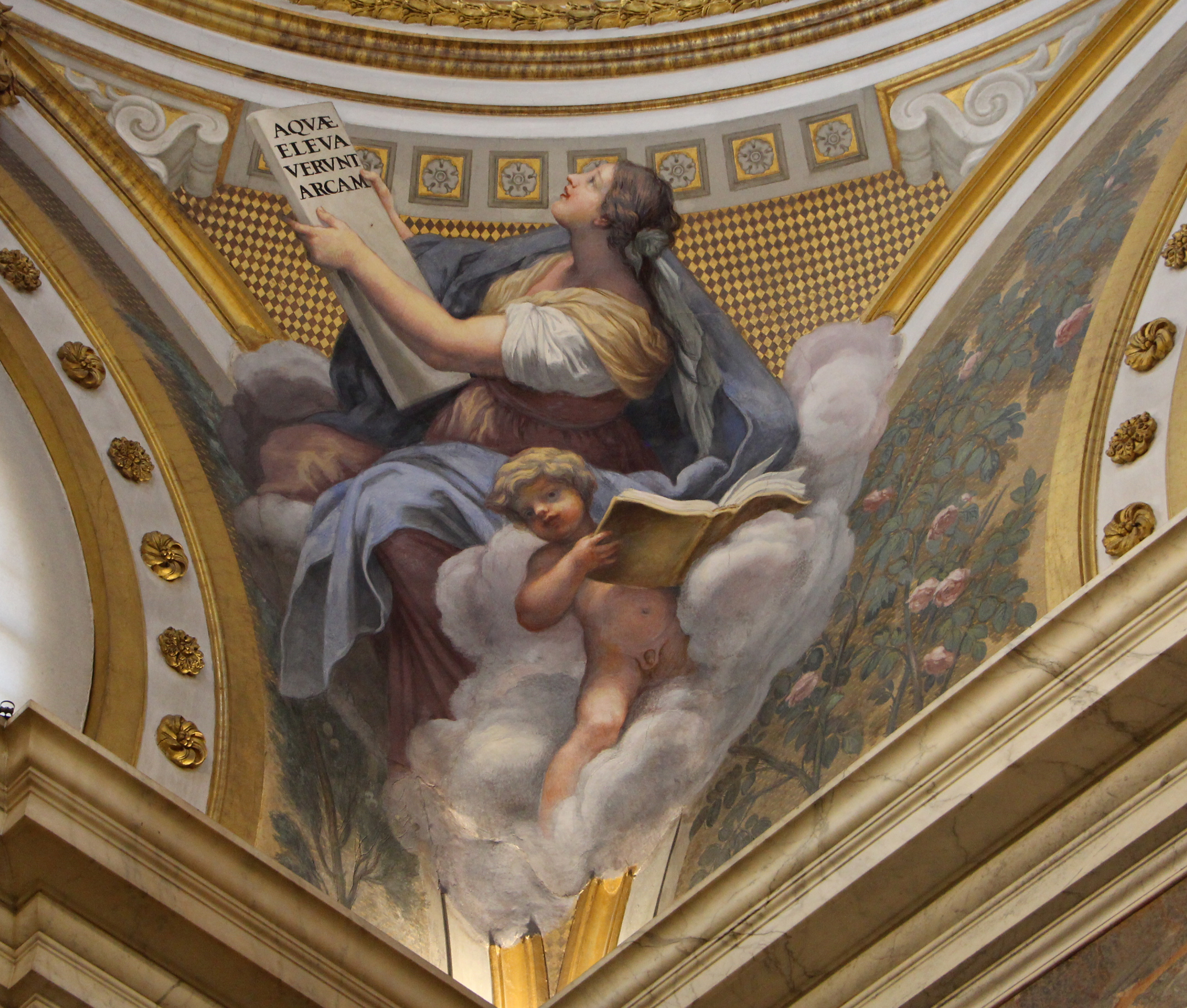 7B Il Volterrano Niccolini Chapel 1653 on Santa Croce detail