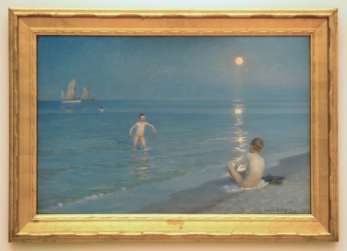 18A Krøyer Boys bathing at Skagen Statens Museum for Kunst Copnhagen