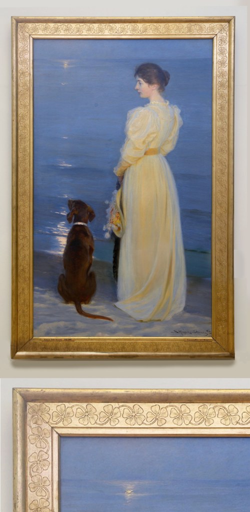 18C PS Krøyer Summer evening at Skagen 1892 205x123 cm Skagens Museum