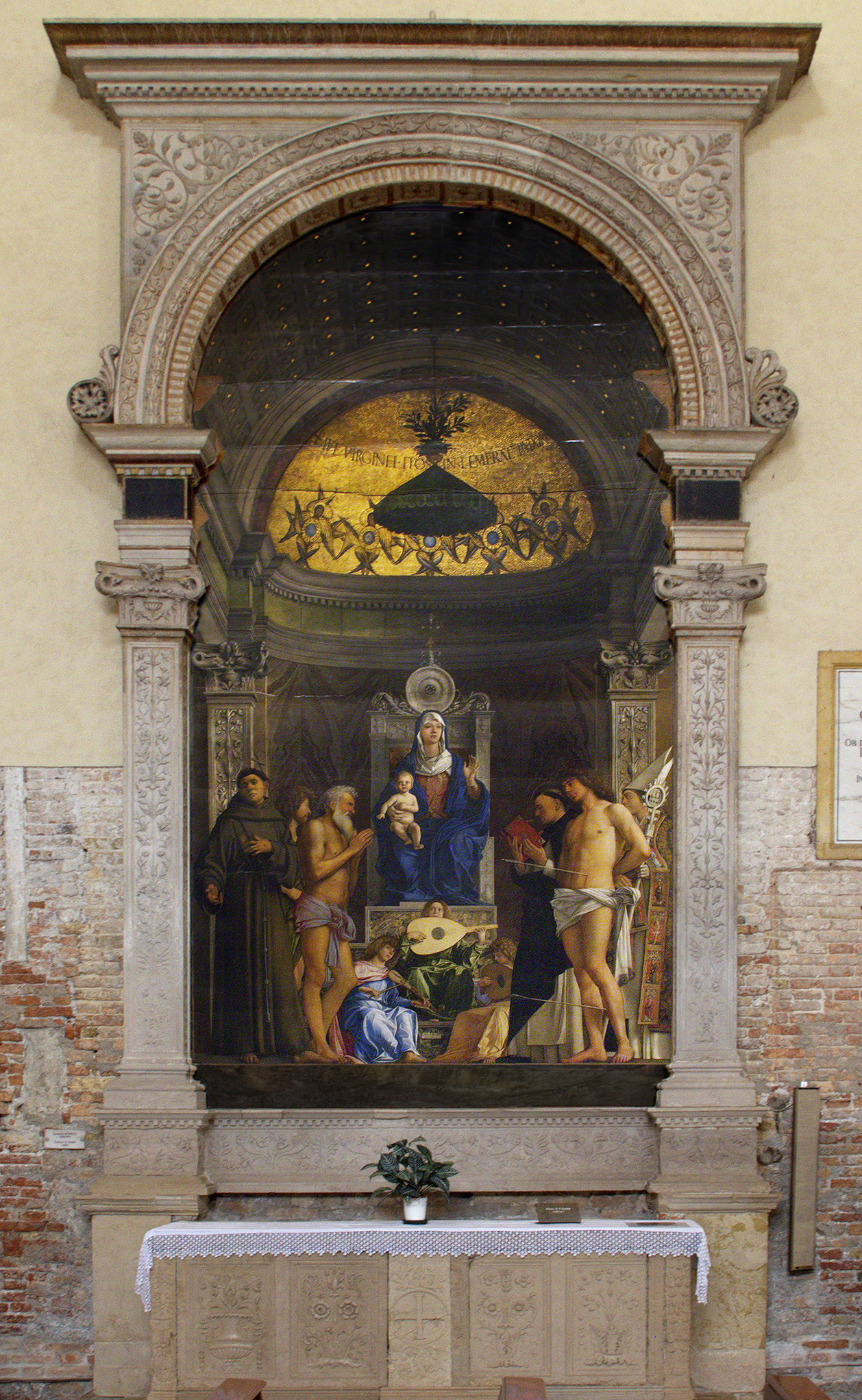 19 Giovanni Bellini San Giobbe altarpiece in situ