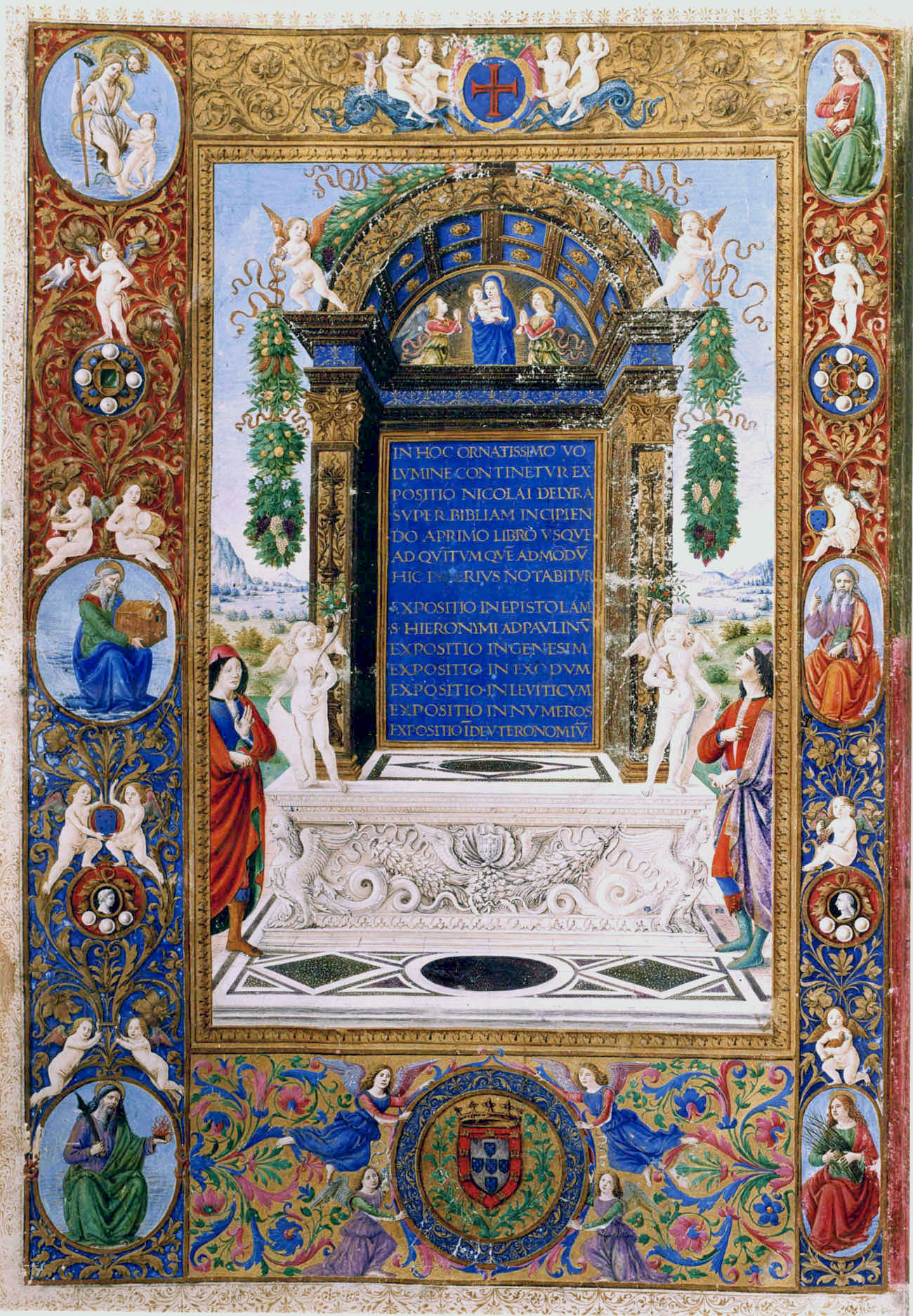 37 Biblia dos Jéronimos Arquivo Nacional Torre do Tombo Lisbon