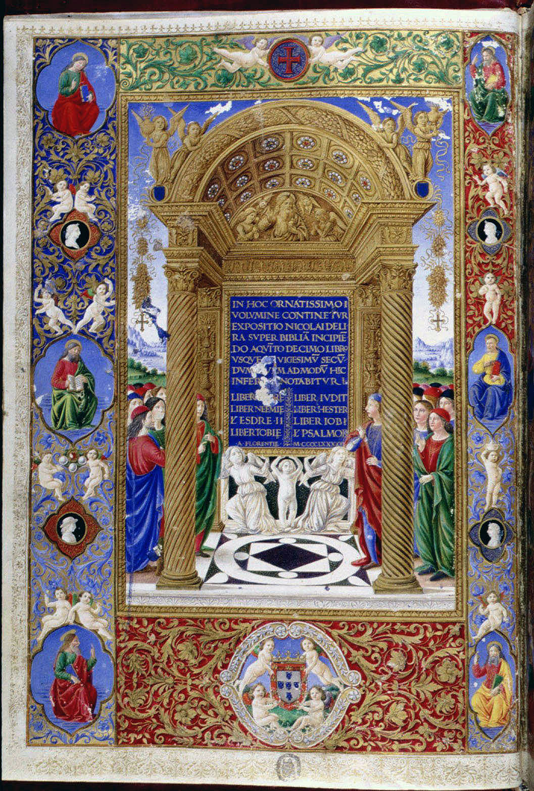 38 Biblia dos Jéronimos Arquivo Nacional Torre do Tombo Lisbon